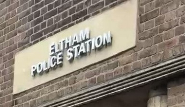 The entry to the now demolished Eltham Police Station